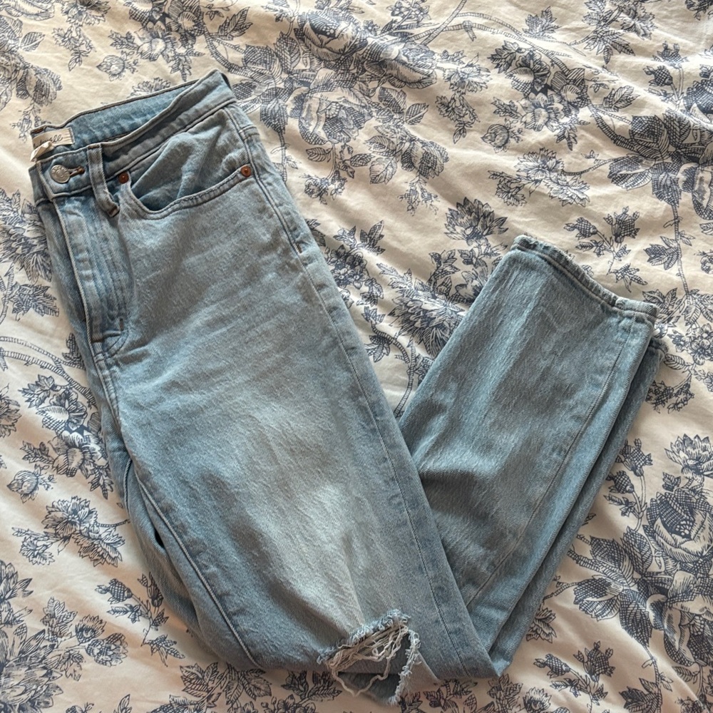Madewell Light Blue Straight Leg Jeans